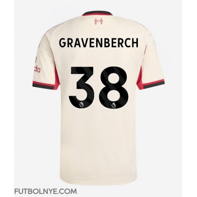 Camiseta Liverpool Ryan Gravenberch #38 Visitante Equipación 2025-26 manga corta Camiseta Liverpool Ryan Gravenberch #38 Visitante Equipación 2025-26 manga corta
